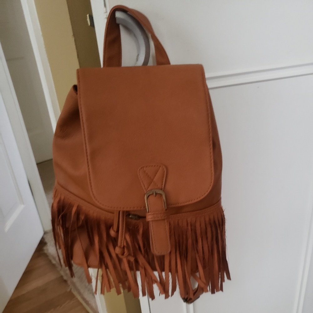 Fringe backpack